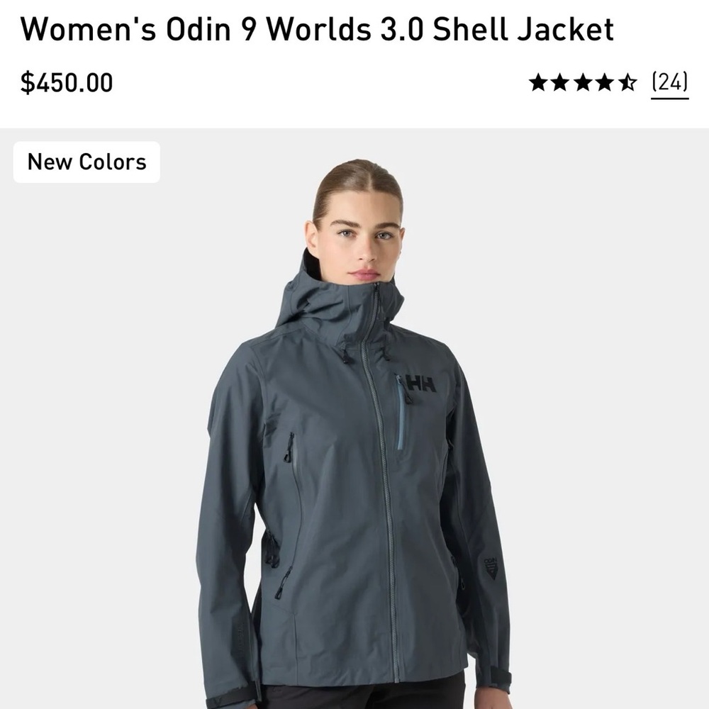 NWT Helly Hansen Women's Ski Jacket - Dark Gray

Never worn. Perfect condition.